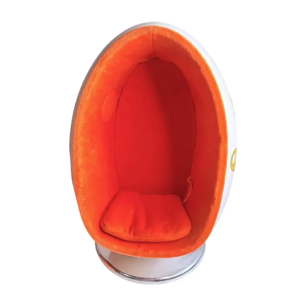 American Girl Julie Egg Chair Speakers Ottoman Groovy 70s Doll Room Sound Works!
